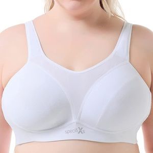 Specifixs white plus size sport bra NWT 48F